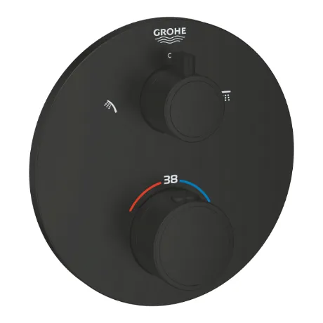 Grohe Grohtherm Термостат для душу з перемикачем на 2 положення верхній/ручний душ