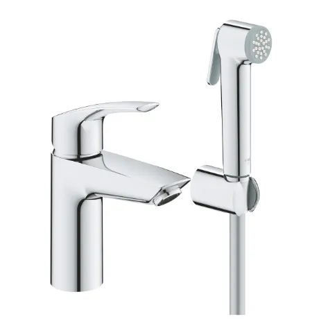 Grohe Eurosmart New Одноважільний змішувач для раковини S-Size із гігієнічним душем