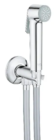 Grohe Душовий набір із кутовим вентилем, що автоматично закривається, 1 режим струменю