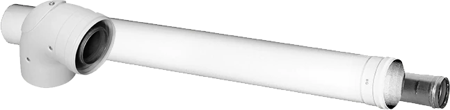 Baxi Коаксіальна труба в комплекті з куточком 90° d60/100