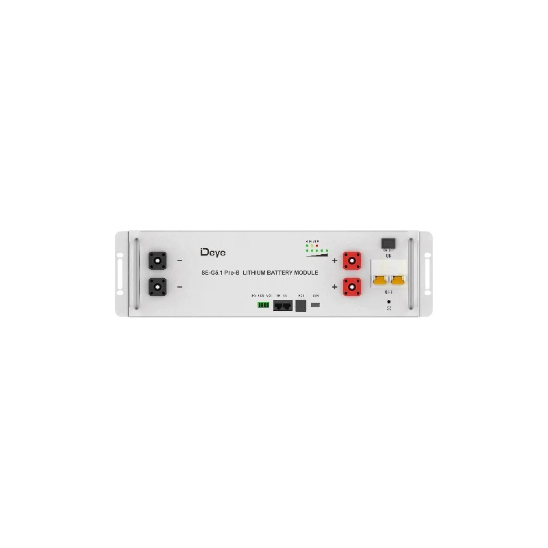 Акумуляторна батарея Deye SE-G5.1 Pro-B (LiFePO4 51,2 В, 100 А·год, 5,12 кВт·год)