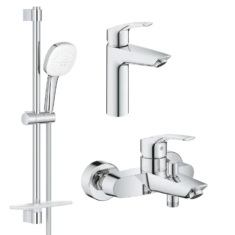 Grohe Набiр змiшувачiв Eurosmart 3 в 1 для ванни