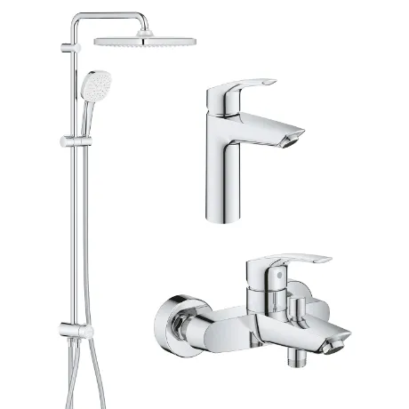 Grohe Набiр змiшувачiв Eurosmart 3 в 1 для ванни