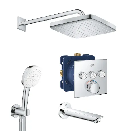 Grohe Grohtherm SmartControl Набір для комплектації ванни та душа з New Tempesta 250