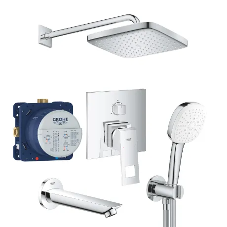 Grohe Eurocube Прихована душова система з Tempesta 250 Cube